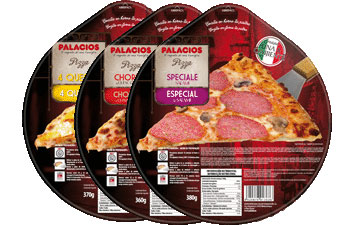 Pizzas surgeles format standard - 27 cm