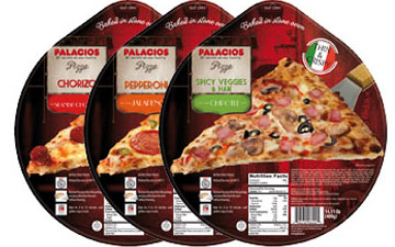 Pizzas surgeles format standard - 27 cm USA