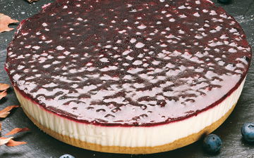 Cheesecake myrtilles  