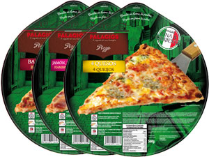 Pizzas surgeles fomat familial- 32 cm