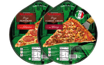 Pizzas surgelées fomat familial- 32 cm USA
